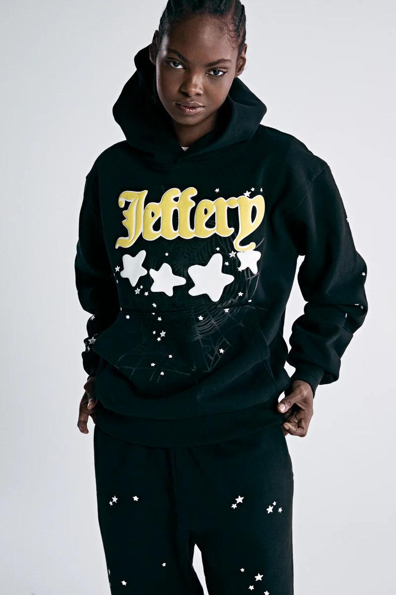 Sp5der Jeffery Hoodie Black