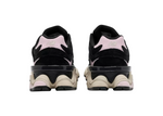 Black and pink sneakers with a unique sole design on a white background - Image 3