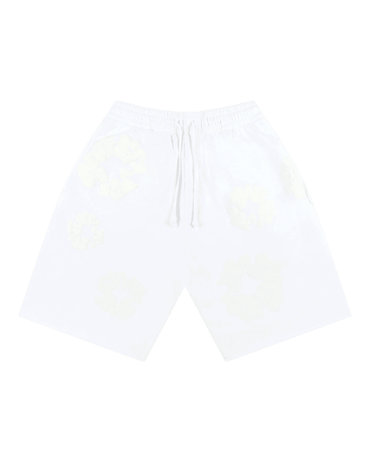 Denim Tears Mono Cotton Wreath Shorts White