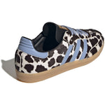 Adidas Samba OG Cow Print Chalk Blue (Women's) — rear three-quarter - Image 4