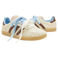 Adidas Samba OG Creme Dunkelbraun Blau Pferdehaar (Damen)