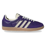 Adidas Samba OG Cream Dark Brown Blue Pony Hair (Women's) - Image 5