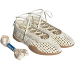 Adidas Taekwondo Mei Ballet Basketweave Cream White (Women's) sneakers — style KI3582 — photo 2 of 5 - Image 2