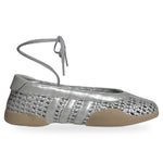 adidas-taekwondo-mei-ballet-basketweave-silver-gum-womens - Image 5