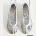 adidas-taekwondo-mei-ballet-basketweave-silver-gum-womens - Image 3