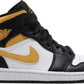 Air Jordan 1 Mid White Pollen Black - Supra Sneakers