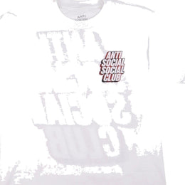 Anti Social Social Club Plaid Red Tee White