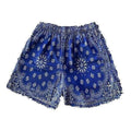 Bravest Studios Blaue Paisley-Shorts