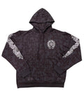 Chrome Hearts 墓地十字架套头连帽卫衣 黑色