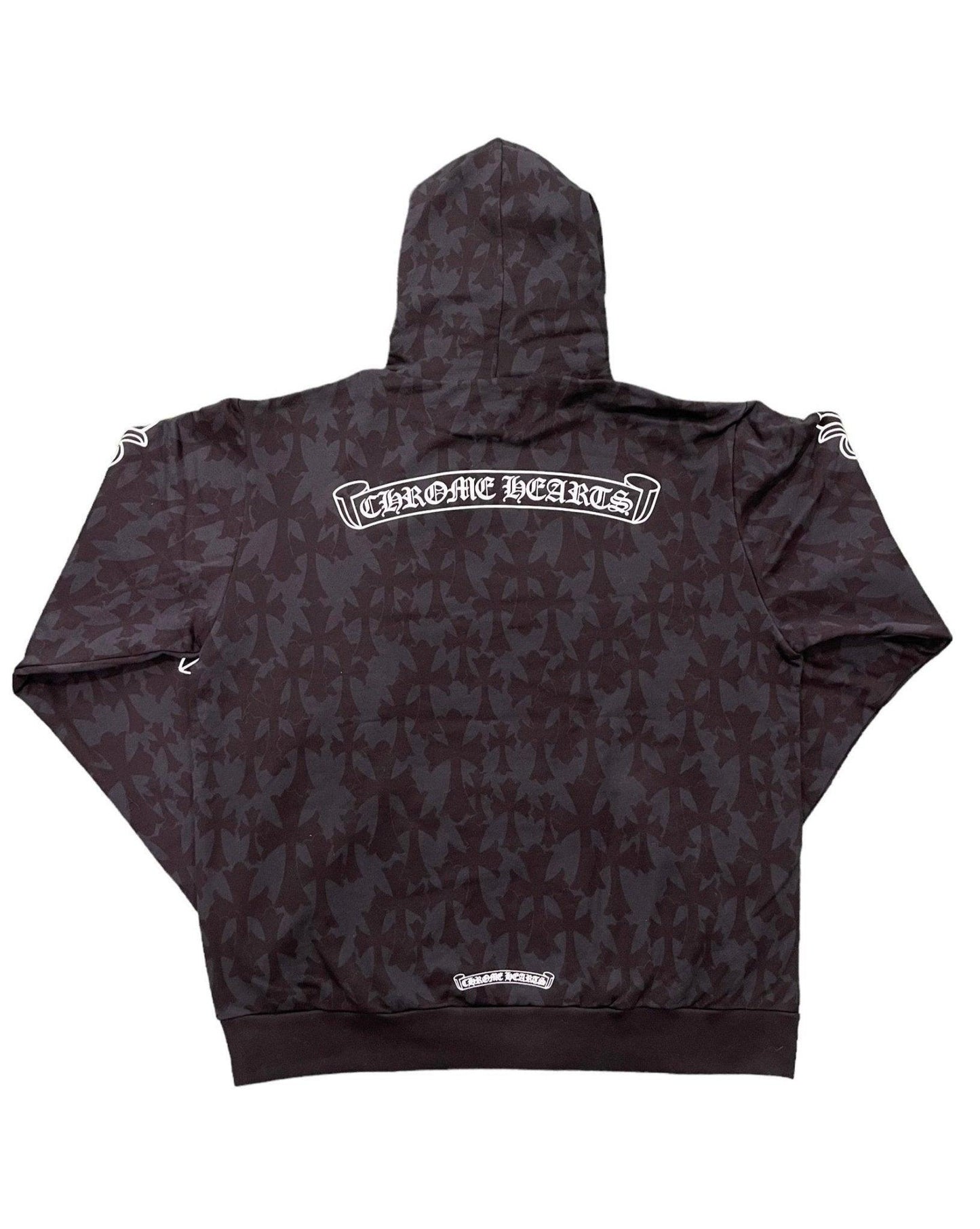 Chrome Hearts Cemetery Cross Pullover Hoodie Black - Supra Sneakers