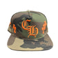 Chrome Hearts Leather Patches Snapback Hat Camo / Orange - Supra Sneakers