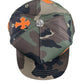 Chrome Hearts Leather Patches Snapback Hat Camo / Orange - Supra Sneakers