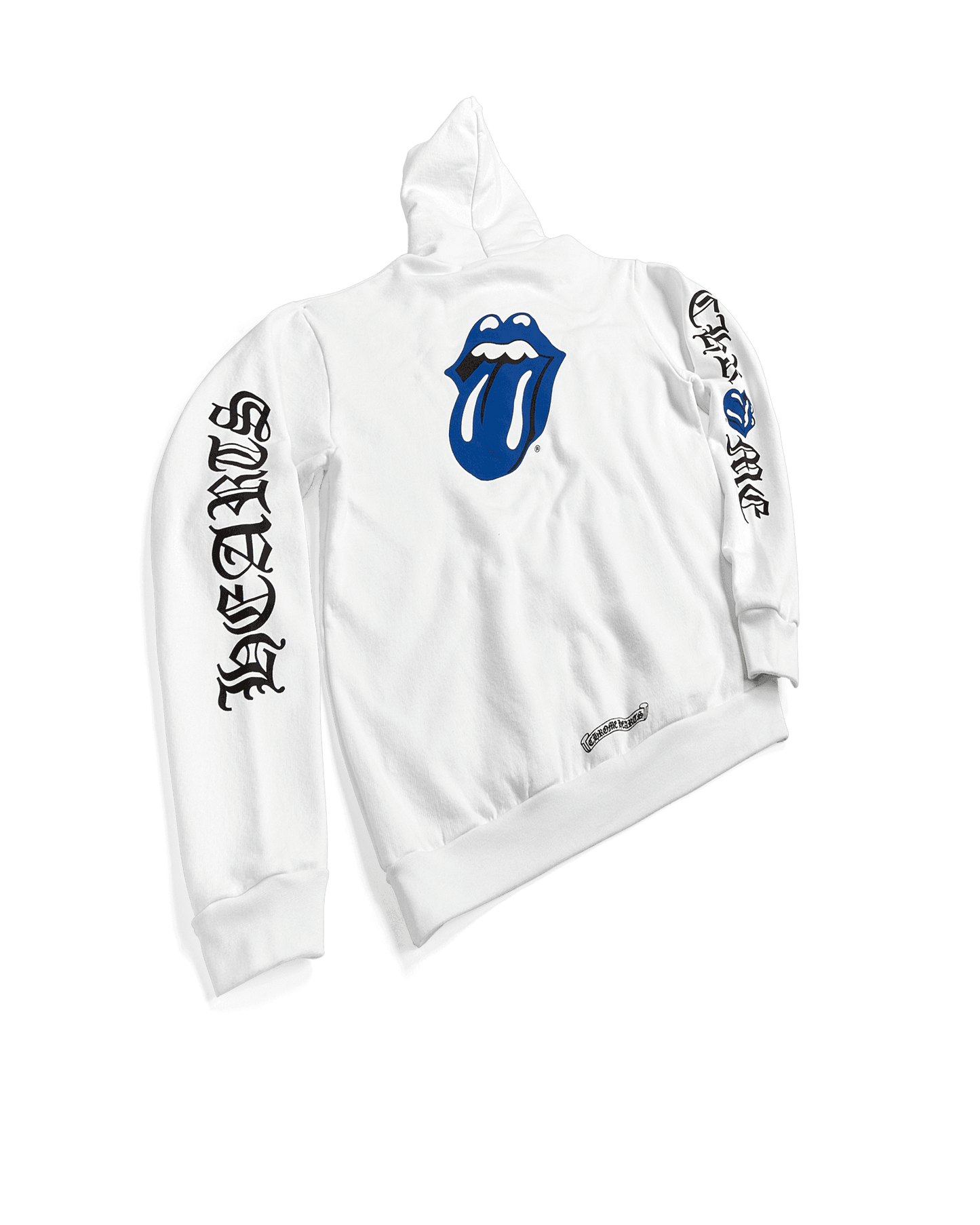 Chrome Hearts Rolling Stones Pullover Hoodie White & Blue - Supra Sneakers