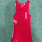 Chrome Hearts Scroll Rib Tank Top Red - Supra Sneakers