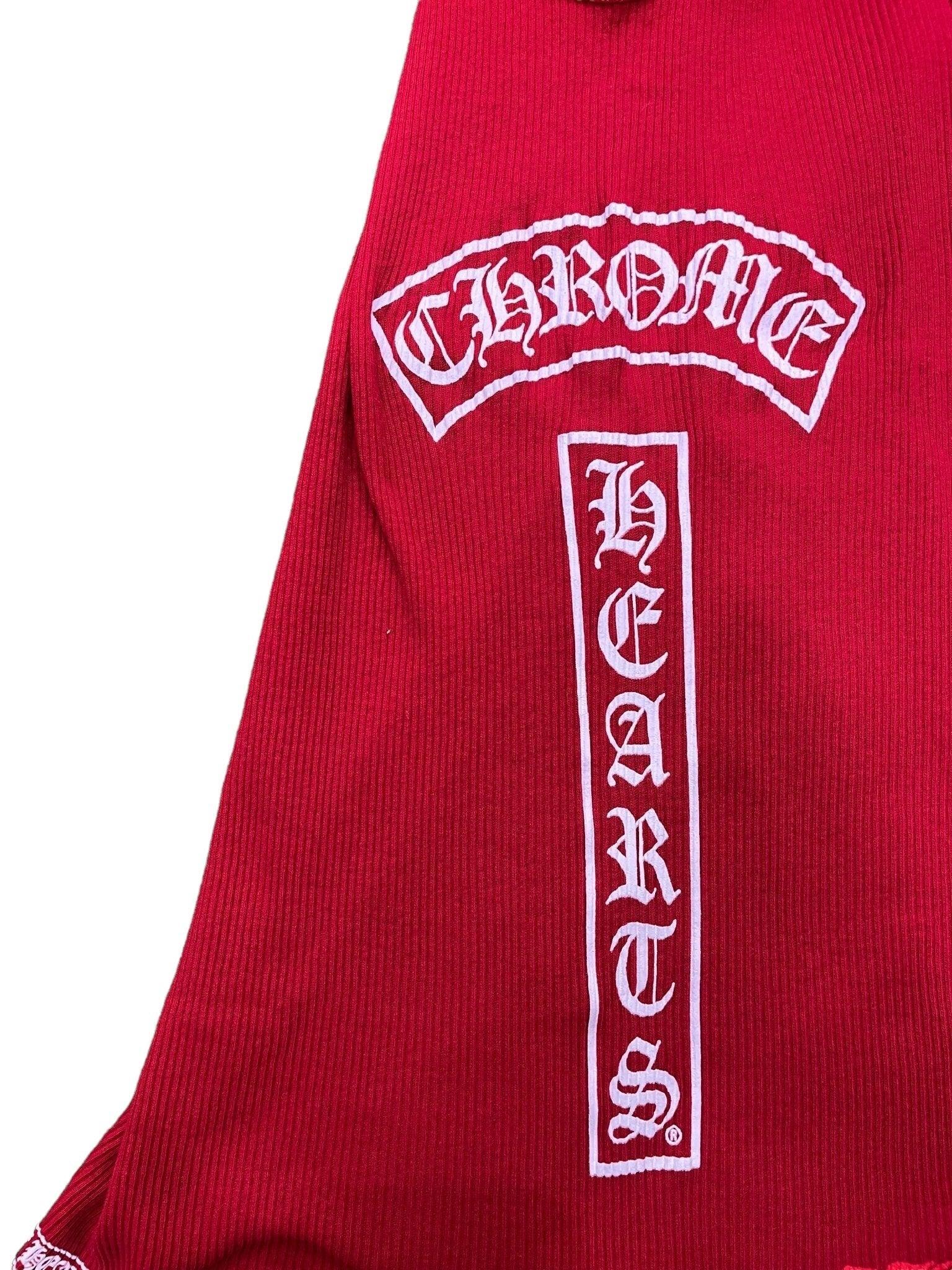 Chrome Hearts Scroll Rib Tank Top Red - Supra Sneakers