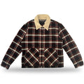 Chrome Hearts Schwarz-Schaf-Karo Fleecejacke