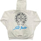 Chrome Hearts St. Barth Horseshoe Pullover Hoodie White - Supra Sneakers