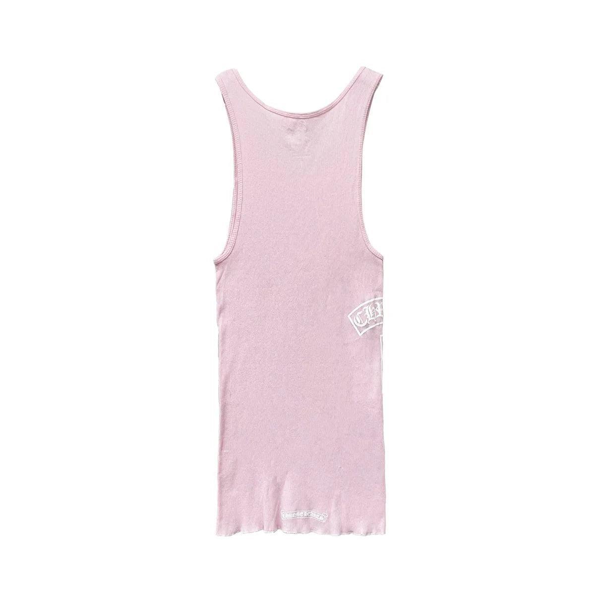 Chrome Hearts T-Bar Script Tank Top Pink - Supra Sneakers