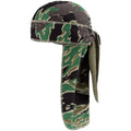 Denim Tears Grüner Tiger-Camouflage Baumwoll-Kranz Durag