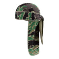 Denim Tears Grüner Tiger-Camouflage Baumwoll-Kranz Durag