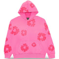 Denim Tears Mono Baumwollkranz Hoodie Hyper Pink