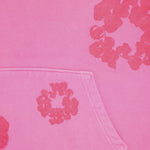 Denim Tears Mono Cotton Wreath Hoodie Hyper Pink - Image 3