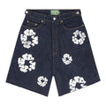 Denim Tears The Cotton Wreath Jeansshorts Rohselvedge