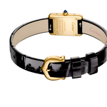 Cartier Tank Louis Cartier Watch, Mini Model, Quartz Movement, Yellow Gold, Leather - Image 2