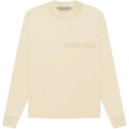 Fear of God Essentials Langarm-T-Shirt Eierschale