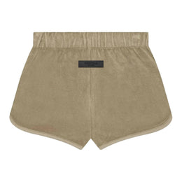 Fear of God Essentials Damen Velour-Strandshorts Oak