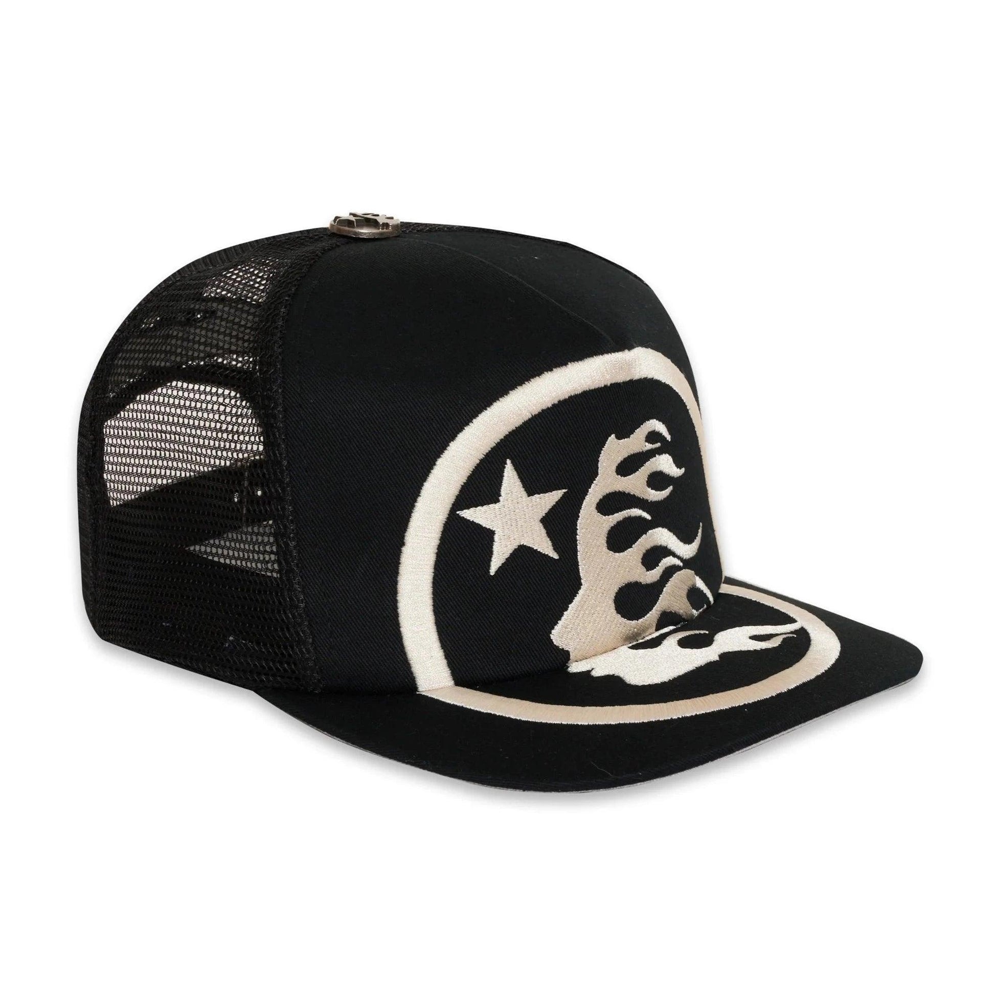 Hellstar Big Logo Trucker Snapback Hat - Supra Sneakers