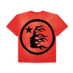 Hellstar Sports Logo T-Shirt Red - Supra Sneakers - Image 2