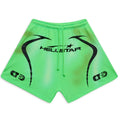 Hellstar Studios Shorts d'échauffement Vert Fluo