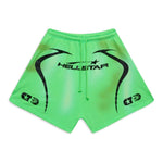 Hellstar Studios Warm Up Shorts Neon Green - Supra Sneakers - Image 1