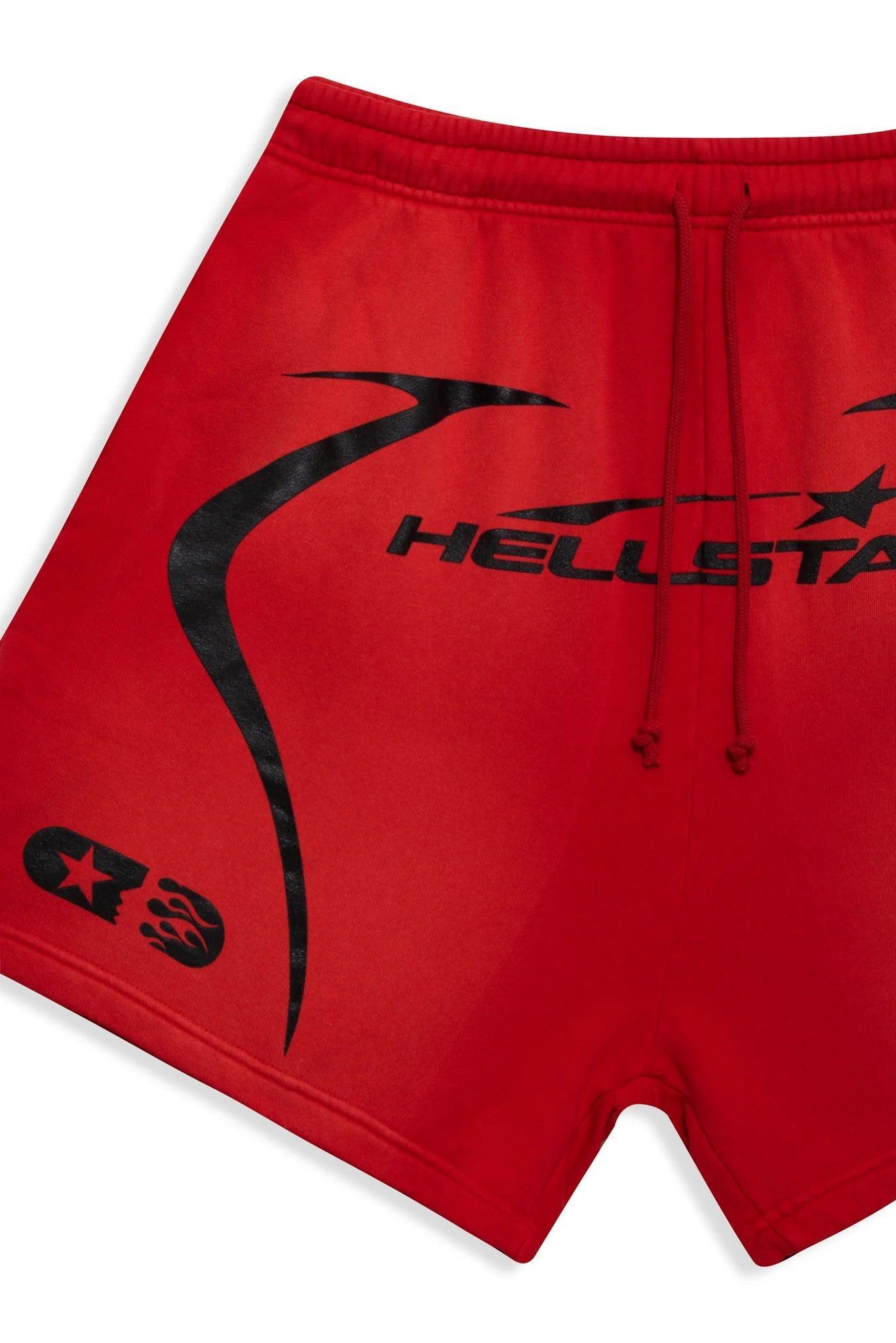 Hellstar Studios Warm Up Shorts Red - Supra Sneakers