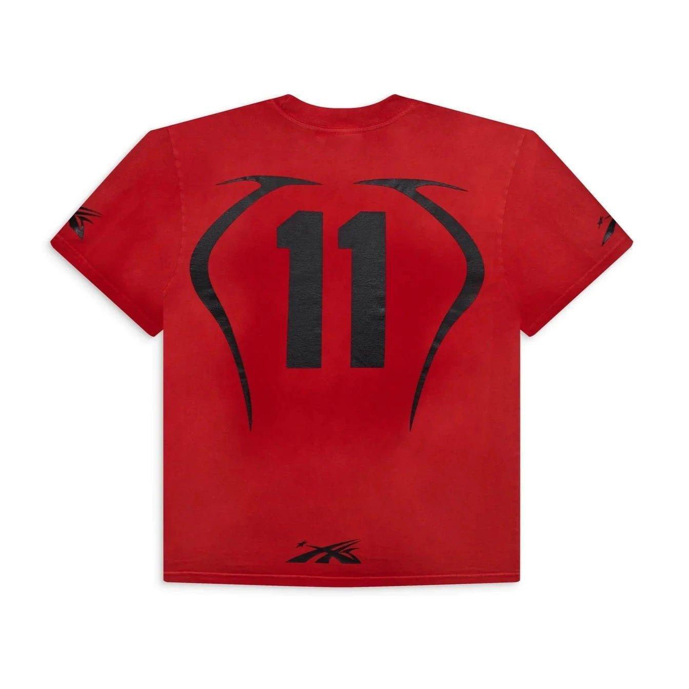 Hellstar Studios Warm Up T - Shirt Red - Supra Sneakers