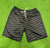 Psychworld Black Shorts Purple Logos, Shorts - Supra Sneakers