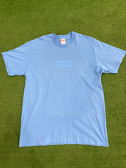 Supreme Tonal Box Logo Tee Bright Blue, T-Shirt - Supra Sneakers