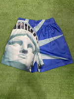 Bravest Studios Mega Liberty Shorts Blue, Shorts - Supra Sneakers - Image 3