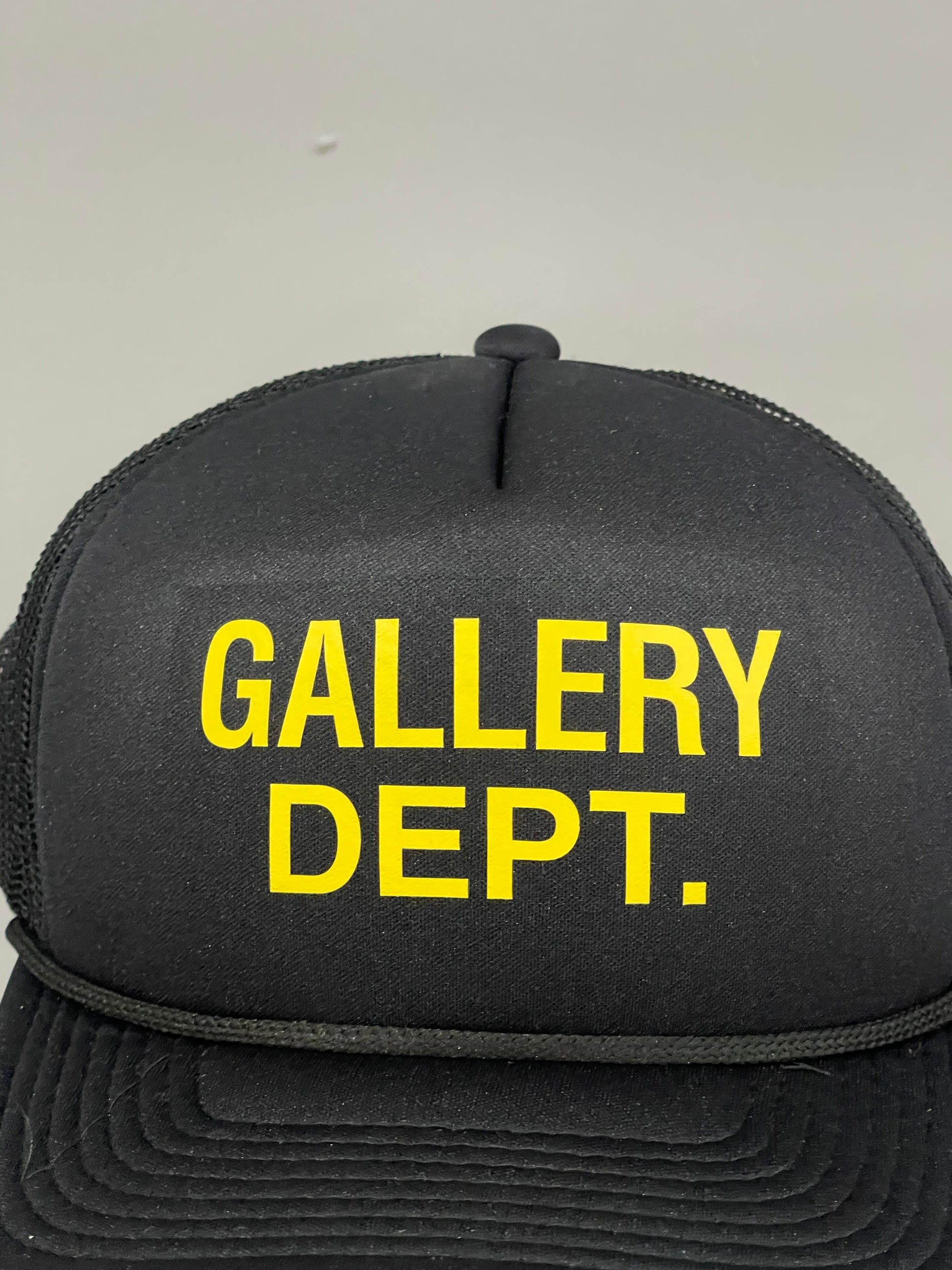 Gallery Dept. Logo Trucker Hat Black, Hat - Supra Sneakers