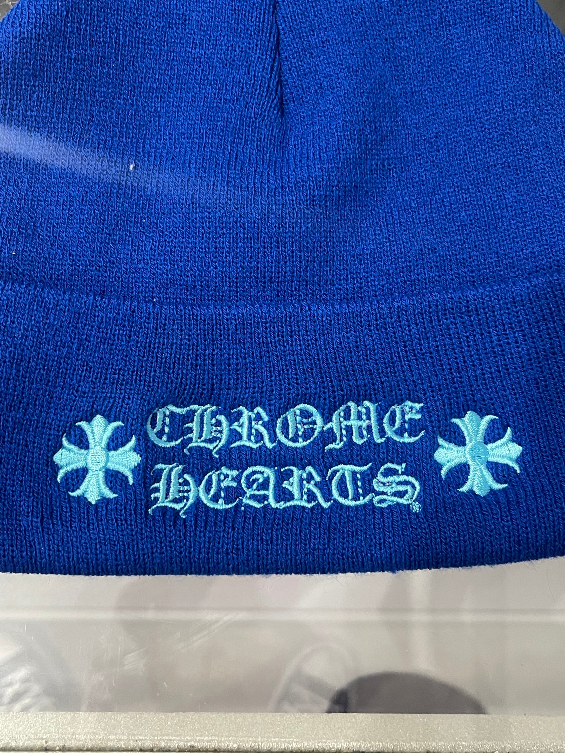 Chrome Hearts Watch Cap Beanie Blue, Hat - Supra Sneakers