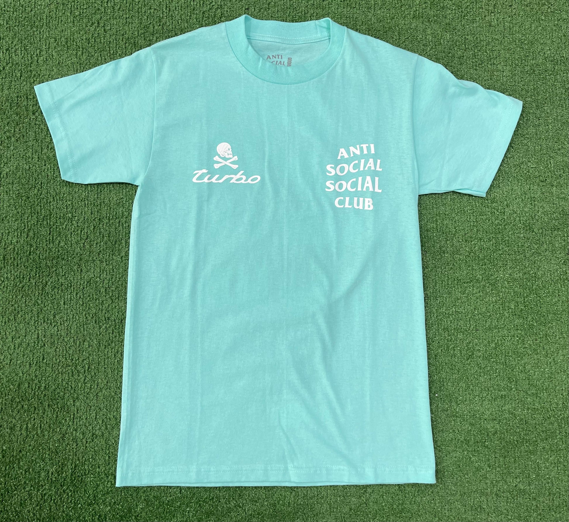 Anti Social Social Club x Neighborhood 911 Tee Teal, T-Shirt - Supra Sneakers