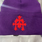 Chrome Hearts Watch Cap Cross Beanie Purple, Hat - Supra Sneakers