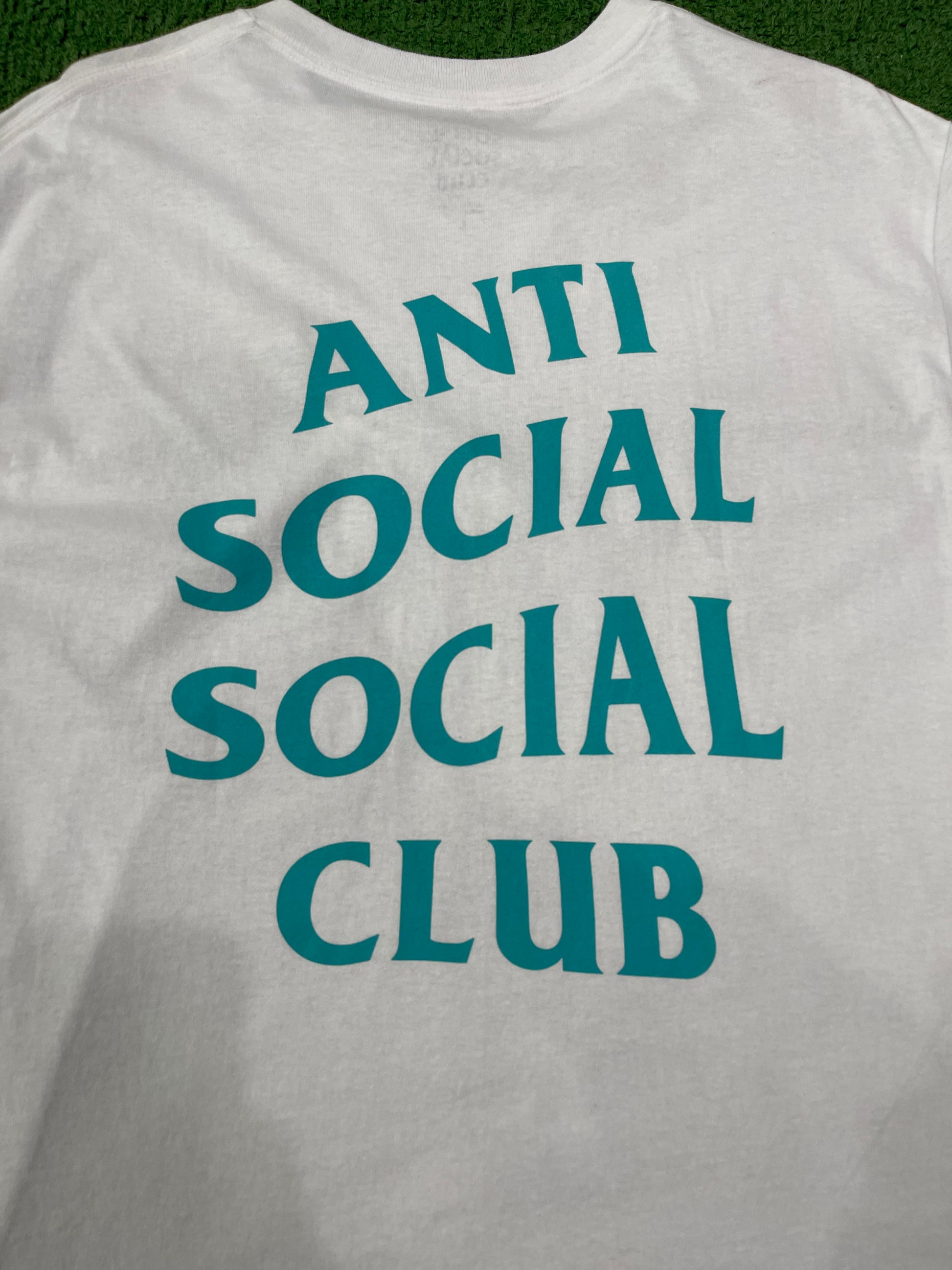 Anti Social Social Club Logo Tee White / Teal, T-Shirt - Supra Sneakers