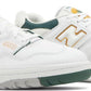 New Balance 550 White Nightwatch Green - Supra Sneakers