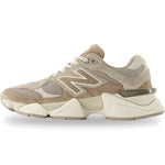 Beige sneaker with New Balance logo on a white background - Image 3