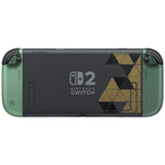 Nintendo Switch 2 The Legend of Zelda 40th Anniversary Edition in green and gold, on a white background - Image 4
