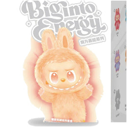Pop Mart Labubu The Monsters Big into Energy Series Vinyl-Plüsch-Anhänger Einzelne Blind Box