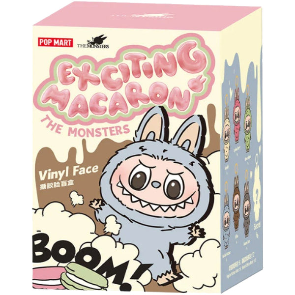Pop Mart Labubu The Monsters Exciting Macaron Vinyl Plush Pendant Single Blind Box