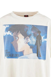 Saint Michael x Neon Genesis Evangelion Shinji Tee White - Supra Sneakers